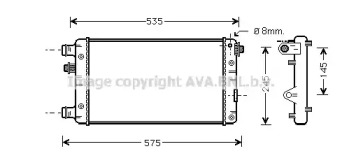 Теплообменник (AVA QUALITY COOLING: FT2239)