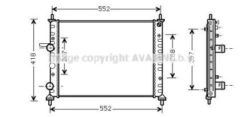 Теплообменник (AVA QUALITY COOLING: FT2249)