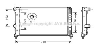 Теплообменник (AVA QUALITY COOLING: FT2250)