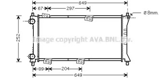 Теплообменник (AVA QUALITY COOLING: FT2258)