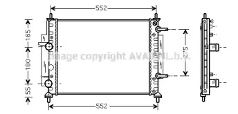 Теплообменник (AVA QUALITY COOLING: FT2260)