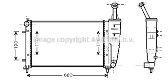 Теплообменник (AVA QUALITY COOLING: FT2300)