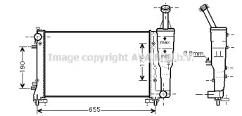 Теплообменник (AVA QUALITY COOLING: FT2308)