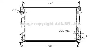 Теплообменник (AVA QUALITY COOLING: FT2311)