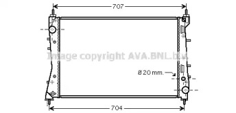 Теплообменник (AVA QUALITY COOLING: FT2359)