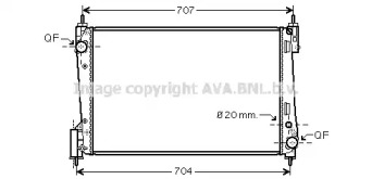 Теплообменник (AVA QUALITY COOLING: FT2400)