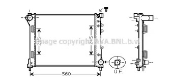 Теплообменник (AVA QUALITY COOLING: FT2403)