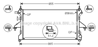 Теплообменник (AVA QUALITY COOLING: FT2453)