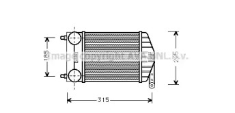 Теплообменник (AVA QUALITY COOLING: FT4189)