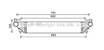 Теплообменник (AVA QUALITY COOLING: FT4415)