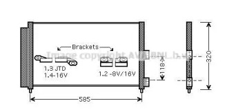 Конденсатор (AVA QUALITY COOLING: FT5289D)