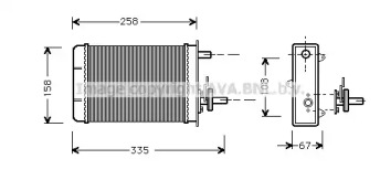 Теплообменник (AVA QUALITY COOLING: FT6084)