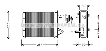 Теплообменник (AVA QUALITY COOLING: FT6089)