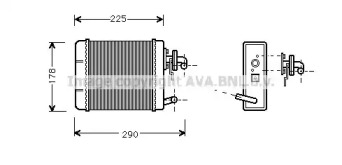 Теплообменник (AVA QUALITY COOLING: FT6102)