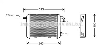 Теплообменник (AVA QUALITY COOLING: FT6129)