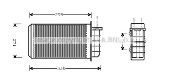 Теплообменник (AVA QUALITY COOLING: FT6183)