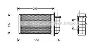 Теплообменник (AVA QUALITY COOLING: FT6191)