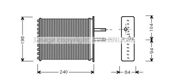 Теплообменник (AVA QUALITY COOLING: FT6193)