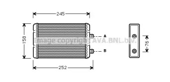 Теплообменник (AVA QUALITY COOLING: FT6220)