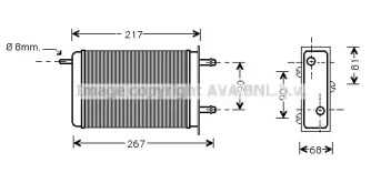 Теплообменник (AVA QUALITY COOLING: FT6221)