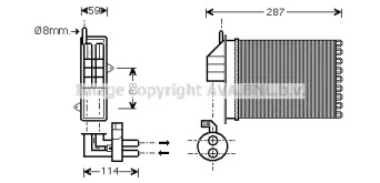 Теплообменник (AVA QUALITY COOLING: FT6259)