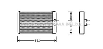 Теплообменник (AVA QUALITY COOLING: FT6265)