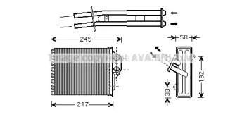 Теплообменник (AVA QUALITY COOLING: FT6304)