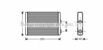 Теплообменник (AVA QUALITY COOLING: FT6325)