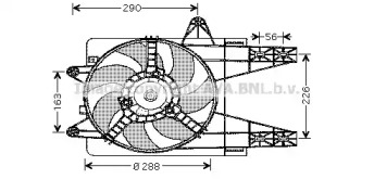 Вентилятор (AVA QUALITY COOLING: FT7284)