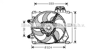 Вентилятор (AVA QUALITY COOLING: FT7286)