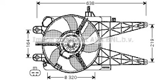 Вентилятор (AVA QUALITY COOLING: FT7507)