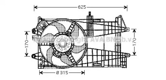 Вентилятор (AVA QUALITY COOLING: FT7519)