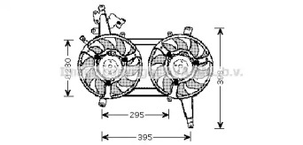 Вентилятор (AVA QUALITY COOLING: FT7542)