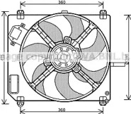 Вентилятор (AVA QUALITY COOLING: FT7551)