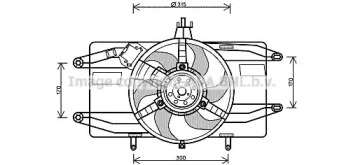 Вентилятор (AVA QUALITY COOLING: FT7556)