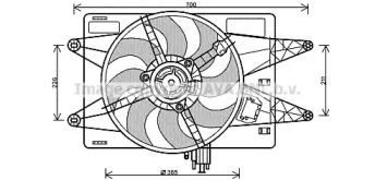 Вентилятор (AVA QUALITY COOLING: FT7558)