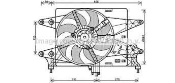 Вентилятор (AVA QUALITY COOLING: FT7559)