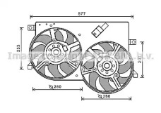 Вентилятор (AVA QUALITY COOLING: FT7570)