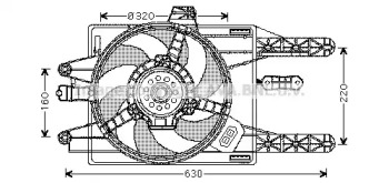 Вентилятор (AVA QUALITY COOLING: FT7571)