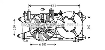 Вентилятор (AVA QUALITY COOLING: FT7573)