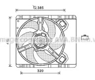 Вентилятор (AVA QUALITY COOLING: FT7577)