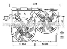 Вентилятор (AVA QUALITY COOLING: FT7585)