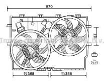 Вентилятор (AVA QUALITY COOLING: FT7586)