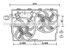 Вентилятор (AVA QUALITY COOLING: FT7587)