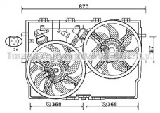 Вентилятор (AVA QUALITY COOLING: FT7588)