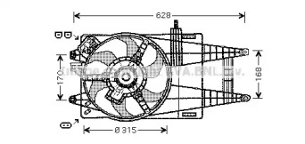 Вентилятор (AVA QUALITY COOLING: FT7592)