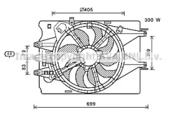 Вентилятор (AVA QUALITY COOLING: FT7600)