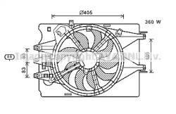 Вентилятор (AVA QUALITY COOLING: FT7602)