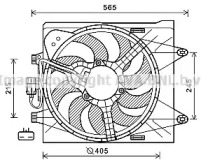 Вентилятор (AVA QUALITY COOLING: FT7604)