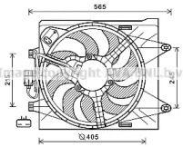 Вентилятор (AVA QUALITY COOLING: FT7605)